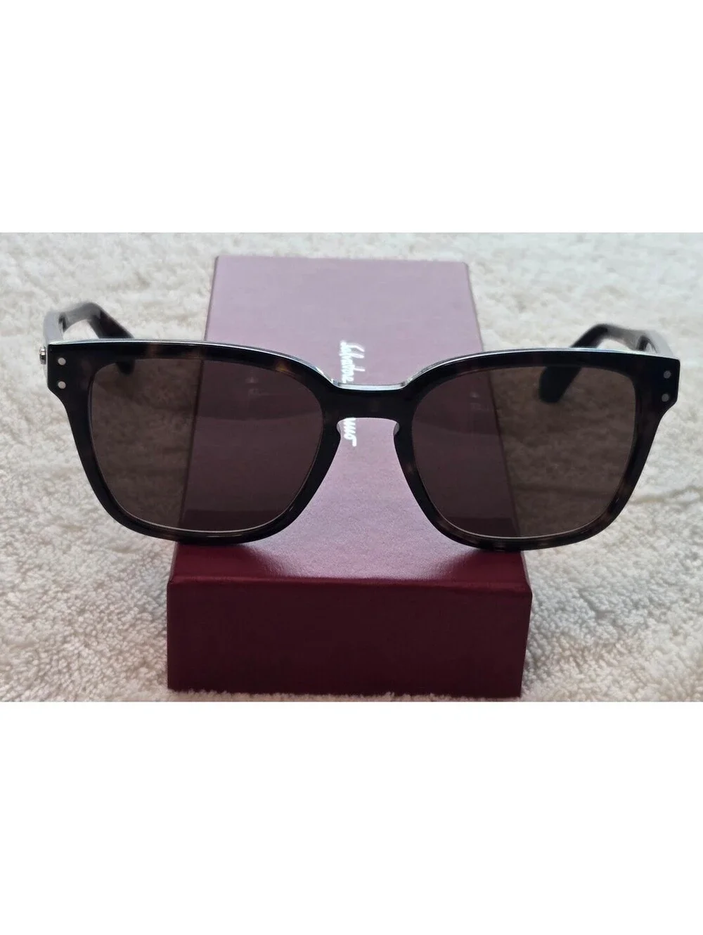 New Ferragamo Sunglasses SF1040S 240, Tortoise Authentic Italy